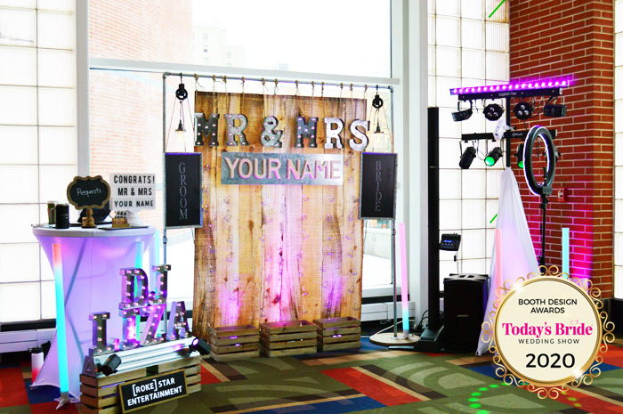 Rokestar Bridal Show Booth | As seen on TodaysBride.com
